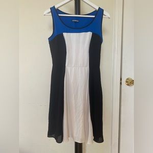 Express Block Colored Dress Size 4